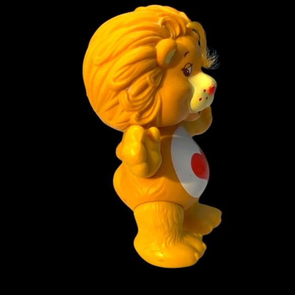 Vintage 1985 Care Bear Cousin Brave Heart Lion Posable Action Figure - Picture 7 of 8